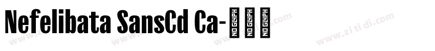 Nefelibata SansCd Ca字体转换